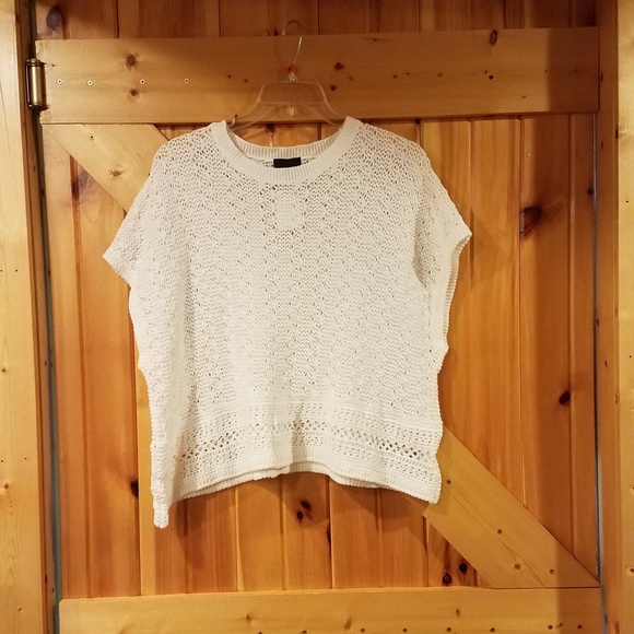 Modcloth Tops - Modcloth White Crochet All Jasmine Top